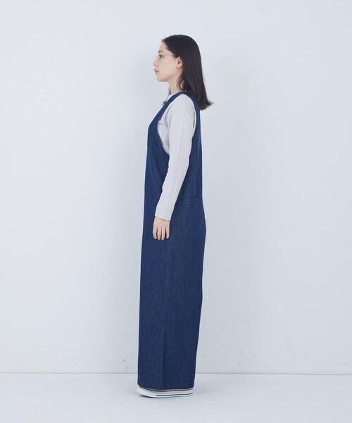 ADIEU TRISTESSE(アデュートリステス)の「ライトオンスデニムサロペット(サロペット/オーバーオール・レディース・ライトインディゴブルー/インディゴブルー・38)」の14枚目の写真