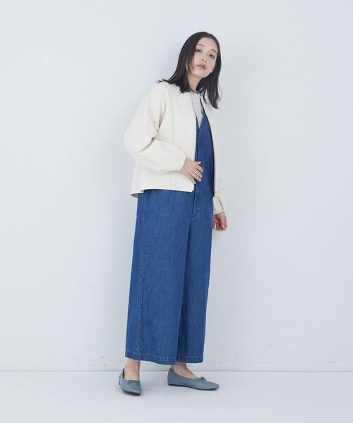 ADIEU TRISTESSE(アデュートリステス)の「ライトオンスデニムサロペット(サロペット/オーバーオール・レディース・ライトインディゴブルー/インディゴブルー・38)」の8枚目の写真