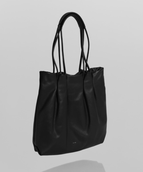 YArKA（ヤーカ）の「【YArKA/ヤーカ】real leather 4 code handle tote bag [abgm2] / 4ロープハンドルデザイントート（トートバッグ・レディース・ブラック・FREE）」の4枚目の写真