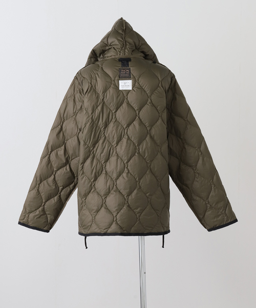 FRAMeWORK（フレームワーク）の「TAION/タイオン MILITARY HOOD WZIP ダウンジャケット（ダウンジャケット/コート・レディース・ブラック/カーキ・FREE）」の8枚目の写真