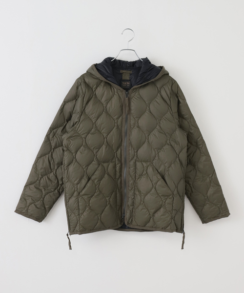 FRAMeWORK（フレームワーク）の「TAION/タイオン MILITARY HOOD WZIP ダウンジャケット（ダウンジャケット/コート・レディース・ブラック/カーキ・FREE）」の18枚目の写真