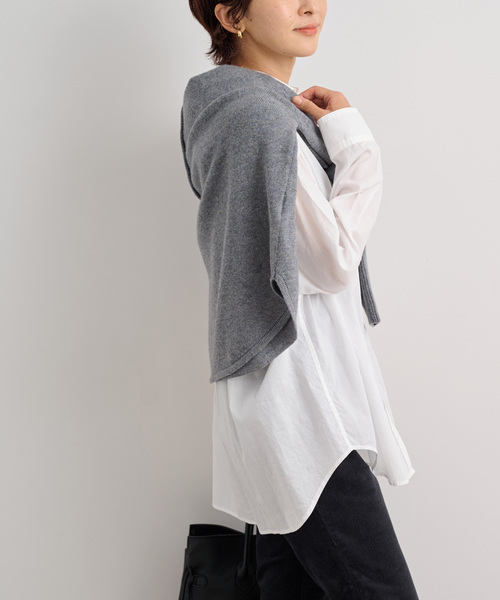 JOURNAL STANDARD relume（ジャーナルスタンダード　レリューム）の「《WEB限定追加》バイオウォッシュオーバーサイズシャツ（シャツ/ブラウス・レディース・ブルー系その他/ホワイト・FREE）」の9枚目の写真