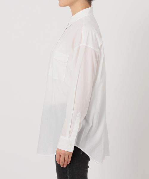 JOURNAL STANDARD relume（ジャーナルスタンダード　レリューム）の「《WEB限定追加》バイオウォッシュオーバーサイズシャツ（シャツ/ブラウス・レディース・ブルー系その他/ホワイト・FREE）」の17枚目の写真