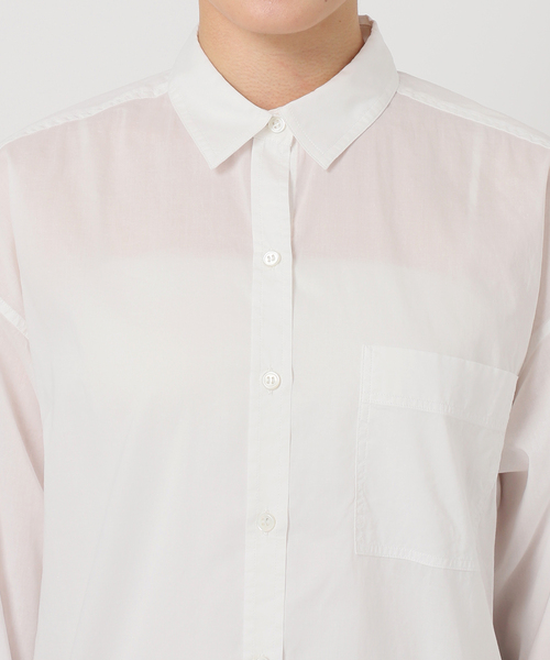 JOURNAL STANDARD relume（ジャーナルスタンダード　レリューム）の「《WEB限定追加》バイオウォッシュオーバーサイズシャツ（シャツ/ブラウス・レディース・ブルー系その他/ホワイト・FREE）」の19枚目の写真