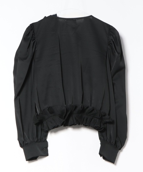 AMAIL(アマイル)の「Voluminous Frill Blouse(シャツ/ブラウス・レディース・ホワイト/ブラック・FREE)」の20枚目の写真