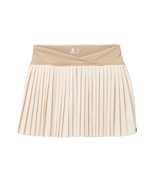A BATHING APE(アベイシングエイプ)の「PLEATED SPORT SKIRT(スカート・レディース・ネイビー/ベージュ・X-SMALL/SMALL)」の1枚目の写真