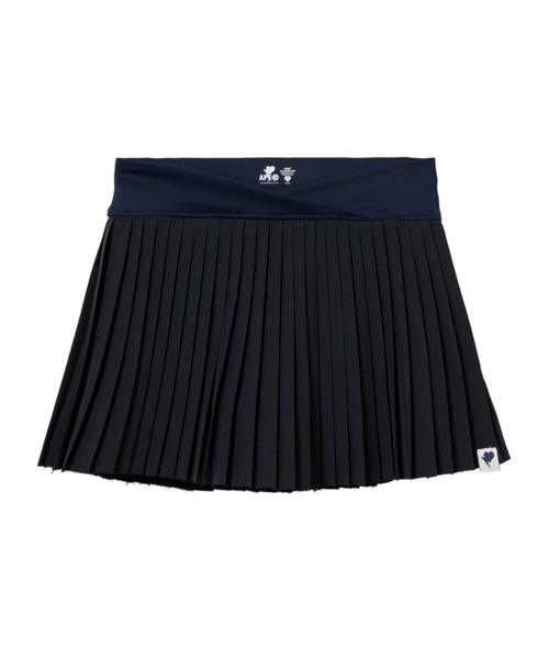 A BATHING APE(アベイシングエイプ)の「PLEATED SPORT SKIRT(スカート・レディース・ネイビー/ベージュ・X-SMALL/SMALL)」の2枚目の写真