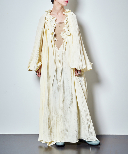 CITYSHOP（シティーショップ）の「SHAKA SHAKA DRESS：ワンピース（ワンピース・レディース・ブラック/アイボリー・36/38）」の5枚目の写真