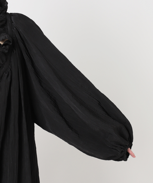 CITYSHOP（シティーショップ）の「SHAKA SHAKA DRESS：ワンピース（ワンピース・レディース・ブラック/アイボリー・36/38）」の10枚目の写真