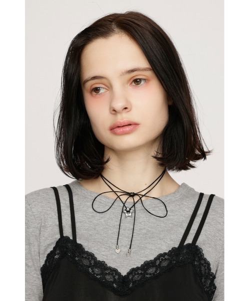 SLY（スライ）の「STAR CHOKER スターチョーカー（チョーカー・レディース・シルバー・FREE）」の2枚目の写真