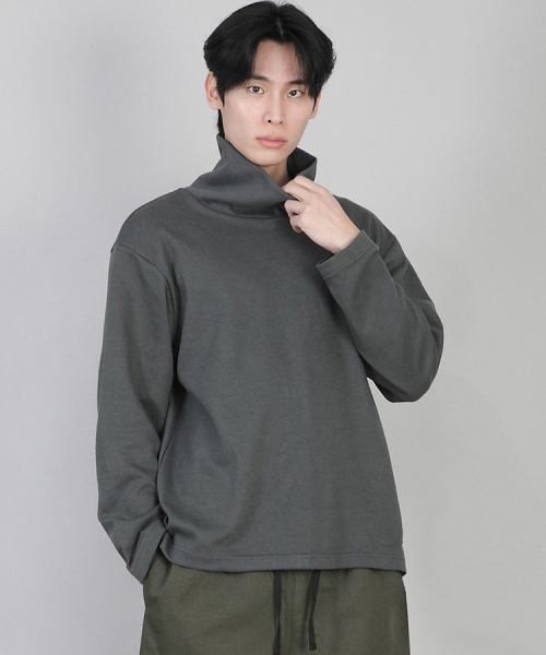 SAINTCREW(セントクルー)の「無地ポラネック長袖Tシャツ PPL-884 スレートグレー(Tシャツ/カットソー・メンズ・その他・MEDIUM/LARGE/XXX-LARGE/XXXX-LARGE/XX-LARGE/X-LARGE/SMALL)」の3枚目の写真