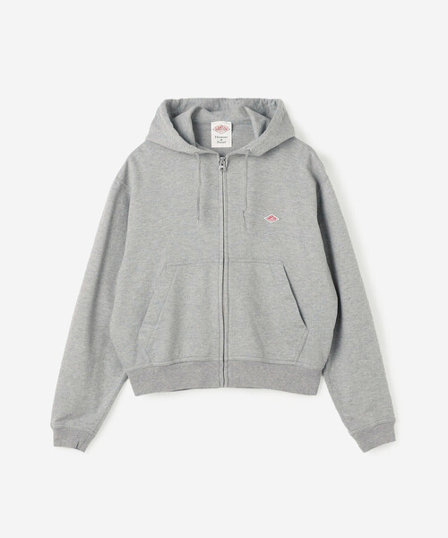 DANTON(ダントン)の「DANTON | コットンテリー ジップパーカー WOMEN(パーカー・レディース・アイボリー/グレー・36/38)」の3枚目の写真