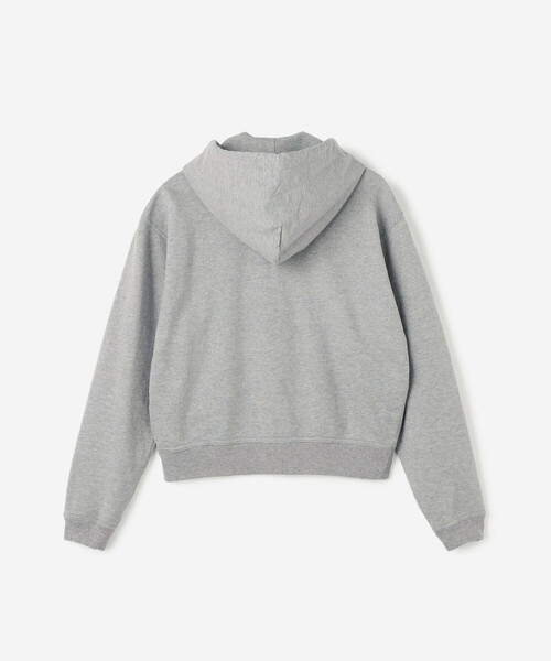 DANTON(ダントン)の「DANTON | コットンテリー ジップパーカー WOMEN(パーカー・レディース・アイボリー/グレー・36/38)」の4枚目の写真