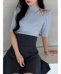 MERCURYDUO | モチーフパーツカットアウトニット(ニット/セーター)