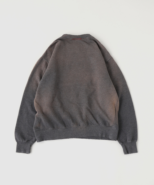 JOURNAL STANDARD（ジャーナルスタンダード）の「MOOJI MOOJI / ム―ジ ム―ジ CLASSIC CREWNECK AGED / クルーネックスウェット（スウェット・メンズ・スミクロ/ボルドー・LARGE/MEDIUM）」の3枚目の写真