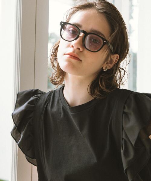 Swayme（スウェイミー）の「Swayme　調光ワイドフレームサングラス（サングラス・レディース・ブラウン/ブラック・ONE）」の5枚目の写真