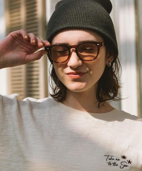 Swayme（スウェイミー）の「Swayme　調光ワイドフレームサングラス（サングラス・レディース・ブラウン/ブラック・ONE）」の17枚目の写真