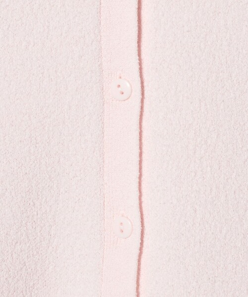green label relaxing（グリーンレーベルリラクシング）の「ブークレ ポロカーディガン ウォッシャブル（カーディガン/ボレロ・レディース・ブラック/オフホワイト/ライトピンク・FREE）」の22枚目の写真