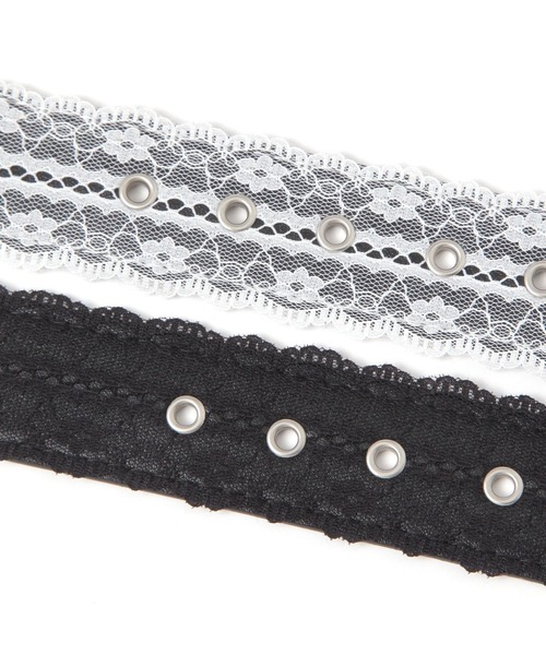 Heather（ヘザー）の「バックル太レースベルト　663527（ベルト・レディース・アイボリー/ブラック・ONE SIZE）」の9枚目の写真