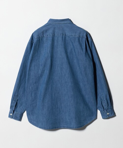 UNITED ARROWS & SONS（ユナイテッドアローズアンドサンズ）の「＜UNITED ARROWS & SONS＞ DENIM SHIRT/デニムシャツ（シャツ/ブラウス・メンズ・ブラック/コバルトブルー・M/S/XL/L）」の3枚目の写真
