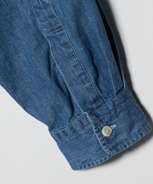 UNITED ARROWS & SONS（ユナイテッドアローズアンドサンズ）の「＜UNITED ARROWS & SONS＞ DENIM SHIRT/デニムシャツ（シャツ/ブラウス・メンズ・ブラック/コバルトブルー・M/S/XL/L）」の5枚目の写真