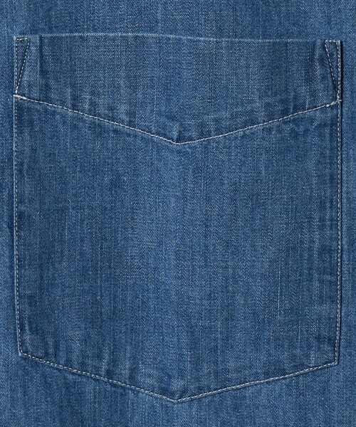UNITED ARROWS & SONS（ユナイテッドアローズアンドサンズ）の「＜UNITED ARROWS & SONS＞ DENIM SHIRT/デニムシャツ（シャツ/ブラウス・メンズ・ブラック/コバルトブルー・M/S/XL/L）」の7枚目の写真