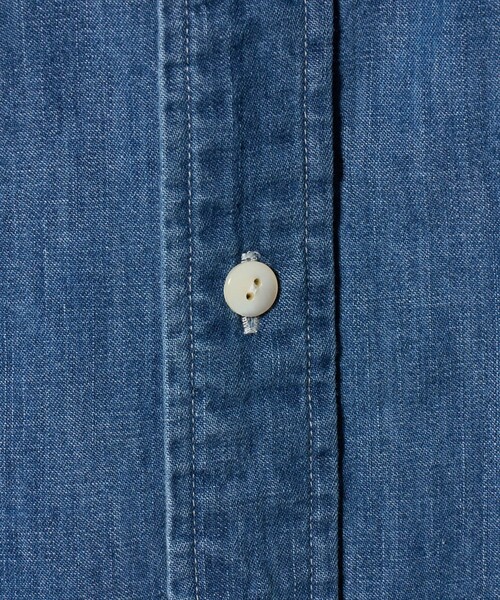 UNITED ARROWS & SONS（ユナイテッドアローズアンドサンズ）の「＜UNITED ARROWS & SONS＞ DENIM SHIRT/デニムシャツ（シャツ/ブラウス・メンズ・ブラック/コバルトブルー・M/S/XL/L）」の8枚目の写真