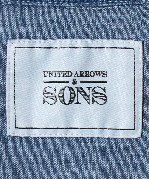 UNITED ARROWS & SONS（ユナイテッドアローズアンドサンズ）の「＜UNITED ARROWS & SONS＞ DENIM SHIRT/デニムシャツ（シャツ/ブラウス・メンズ・ブラック/コバルトブルー・M/S/XL/L）」の12枚目の写真