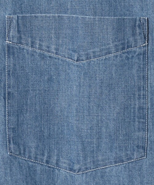 UNITED ARROWS & SONS(ユナイテッドアローズアンドサンズ)の「<UNITED ARROWS & SONS> DENIM SHIRT/デニムシャツ(シャツ/ブラウス・メンズ・ブラック/コバルトブルー・M/S/XL/L)」の15枚目の写真