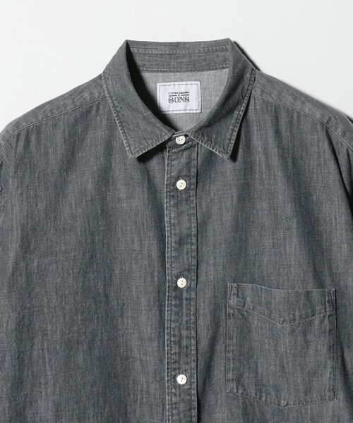 UNITED ARROWS & SONS(ユナイテッドアローズアンドサンズ)の「<UNITED ARROWS & SONS> DENIM SHIRT/デニムシャツ(シャツ/ブラウス・メンズ・ブラック/コバルトブルー・M/S/XL/L)」の19枚目の写真