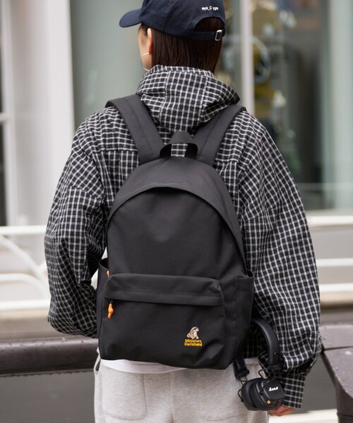 CIAOPANIC TYPY（チャオパニックティピー）の「【ユニセックス】犬刺繍ロゴバックパック（バックパック/リュック・メンズ・ブラック・ONE SIZE）」の5枚目の写真