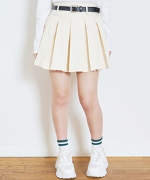 LOVETOXIC（ラブトキシック）の「【イージーケア】ベルトつきプリーツスカート（スカート）」