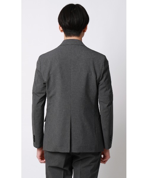 AOYAMA(アオヤマ)の「スタイリッシュジャケット【ウォッシャブル】【乾燥機OK】【セットアップ着用可】シワになりにくく様々な通勤スタイルに対応(スーツジャケット・メンズ・ネイビー/チャコールグレー・LL/L/M/S)」の5枚目の写真