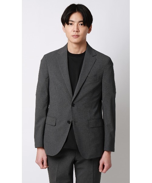 AOYAMA(アオヤマ)の「スタイリッシュジャケット【ウォッシャブル】【乾燥機OK】【セットアップ着用可】シワになりにくく様々な通勤スタイルに対応(スーツジャケット・メンズ・ネイビー/チャコールグレー・LL/L/M/S)」の3枚目の写真
