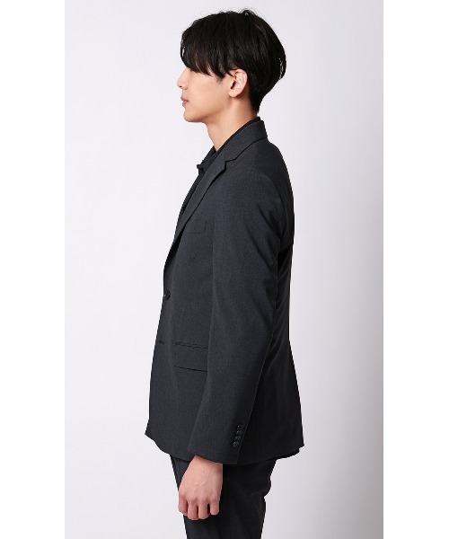 AOYAMA(アオヤマ)の「スタイリッシュジャケット【ウォッシャブル】【乾燥機OK】【セットアップ着用可】シワになりにくく様々な通勤スタイルに対応(スーツジャケット・メンズ・ネイビー/チャコールグレー・LL/L/M/S)」の15枚目の写真