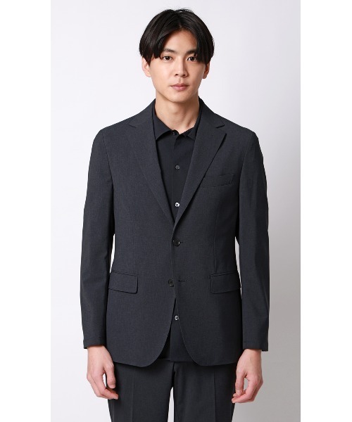 AOYAMA(アオヤマ)の「スタイリッシュジャケット【ウォッシャブル】【乾燥機OK】【セットアップ着用可】シワになりにくく様々な通勤スタイルに対応(スーツジャケット・メンズ・ネイビー/チャコールグレー・LL/L/M/S)」の14枚目の写真