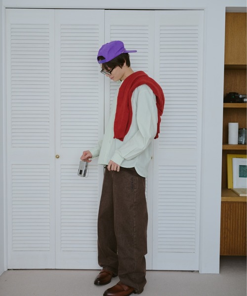 common gull products.（コモンガルプロダクツ）の「春の誤差なタイトシャツ（シャツ/ブラウス・レディース・ホワイト系/サックスブルー系/ミント・MEDIUM/LARGE/SMALL）」の17枚目の写真