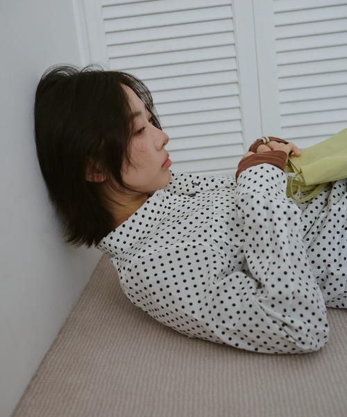 common gull products.（コモンガルプロダクツ）の「春の誤差なタイトシャツ（シャツ/ブラウス・レディース・ホワイト系/サックスブルー系/ミント・MEDIUM/LARGE/SMALL）」の4枚目の写真