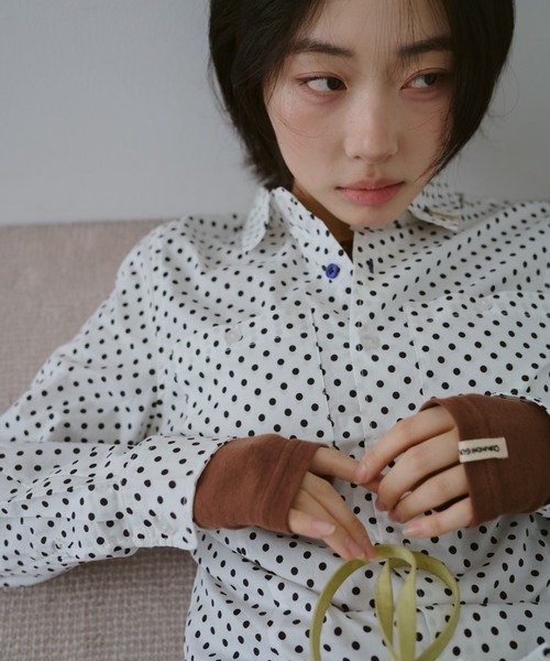 common gull products.（コモンガルプロダクツ）の「春の誤差なタイトシャツ（シャツ/ブラウス・レディース・ホワイト系/サックスブルー系/ミント・MEDIUM/LARGE/SMALL）」の10枚目の写真