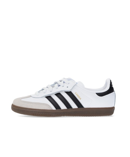 adidas Originals(アディダスオリジナルス)の「adidas KIDS SAMBA OG CF EL C OOO37/JQ6391(スニーカー・キッズ・ホワイト・18cm/20cm/21cm/17cm/19cm)」の1枚目の写真