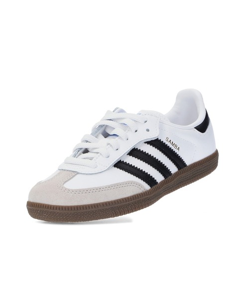 adidas Originals(アディダスオリジナルス)の「adidas KIDS SAMBA OG CF EL C OOO37/JQ6391(スニーカー・キッズ・ホワイト・18cm/20cm/21cm/17cm/19cm)」の6枚目の写真