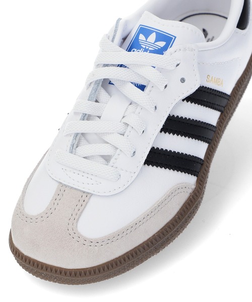 adidas Originals(アディダスオリジナルス)の「adidas KIDS SAMBA OG CF EL C OOO37/JQ6391(スニーカー・キッズ・ホワイト・18cm/20cm/21cm/17cm/19cm)」の7枚目の写真