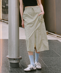 MALOUPE（マロップ）の「3105 ナイロンスカート (ベージュ)（スカート）」