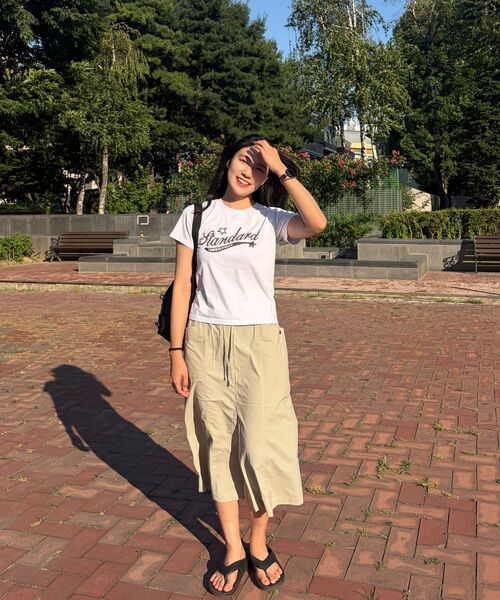 MALOUPE(マロップ)の「3105 ナイロンスカート (ベージュ)(スカート・レディース・ベージュ・SMALL/MEDIUM)」の17枚目の写真