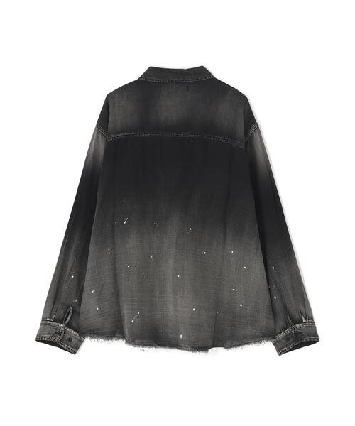 DANKE SCHON(ダンケシェーン)の「DankeSchon/ダンケシェーン/SHEER DENIM SHIRTS(シャツ/ブラウス・レディース・ブラック/その他4・M/L)」の3枚目の写真