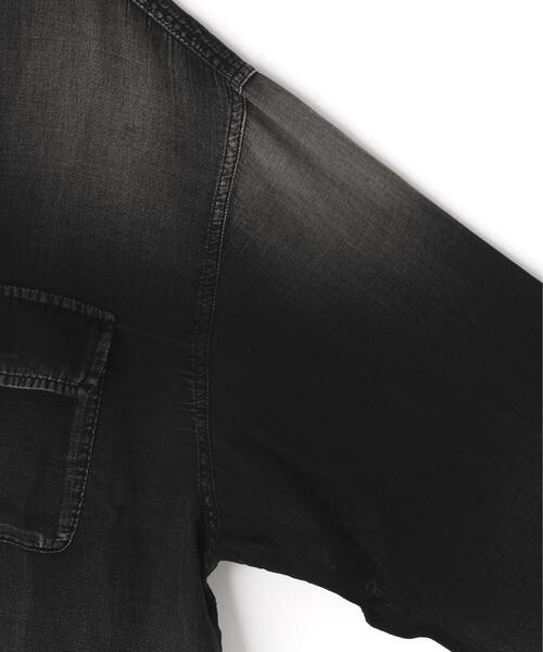DANKE SCHON(ダンケシェーン)の「DankeSchon/ダンケシェーン/SHEER DENIM SHIRTS(シャツ/ブラウス・レディース・ブラック/その他4・M/L)」の5枚目の写真