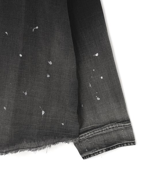 DANKE SCHON(ダンケシェーン)の「DankeSchon/ダンケシェーン/SHEER DENIM SHIRTS(シャツ/ブラウス・レディース・ブラック/その他4・M/L)」の6枚目の写真