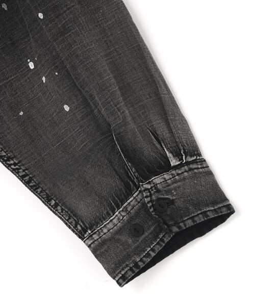 DANKE SCHON(ダンケシェーン)の「DankeSchon/ダンケシェーン/SHEER DENIM SHIRTS(シャツ/ブラウス・レディース・ブラック/その他4・M/L)」の7枚目の写真