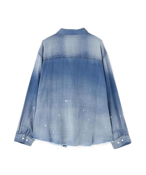DANKE SCHON(ダンケシェーン)の「DankeSchon/ダンケシェーン/SHEER DENIM SHIRTS(シャツ/ブラウス・レディース・ブラック/その他4・M/L)」の11枚目の写真