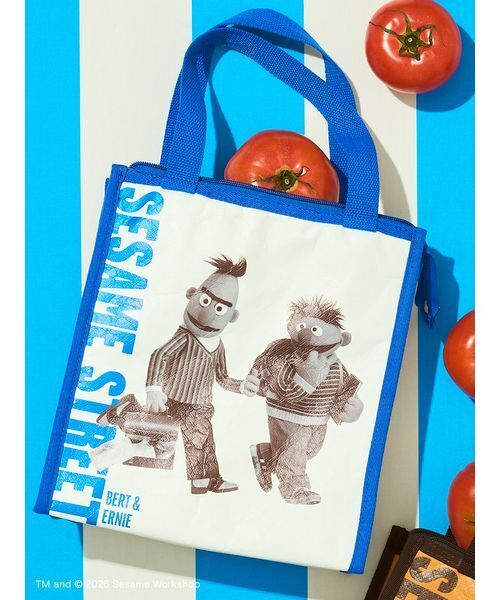 SESAME STREET(セサミストリート)の「保冷バッグ(エコバッグ/サブバッグ・レディース・ホワイト/キャメル・F)」の3枚目の写真